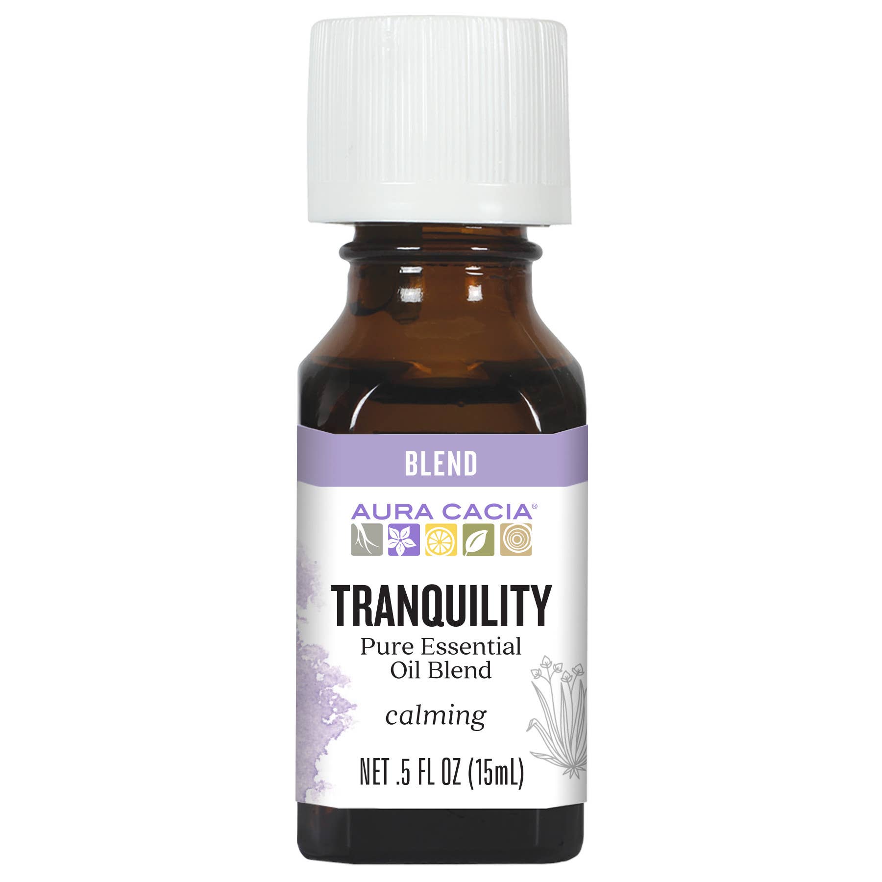Aura Cacia Tranquility Pure Essential Oil Blend, 0.5 fl oz