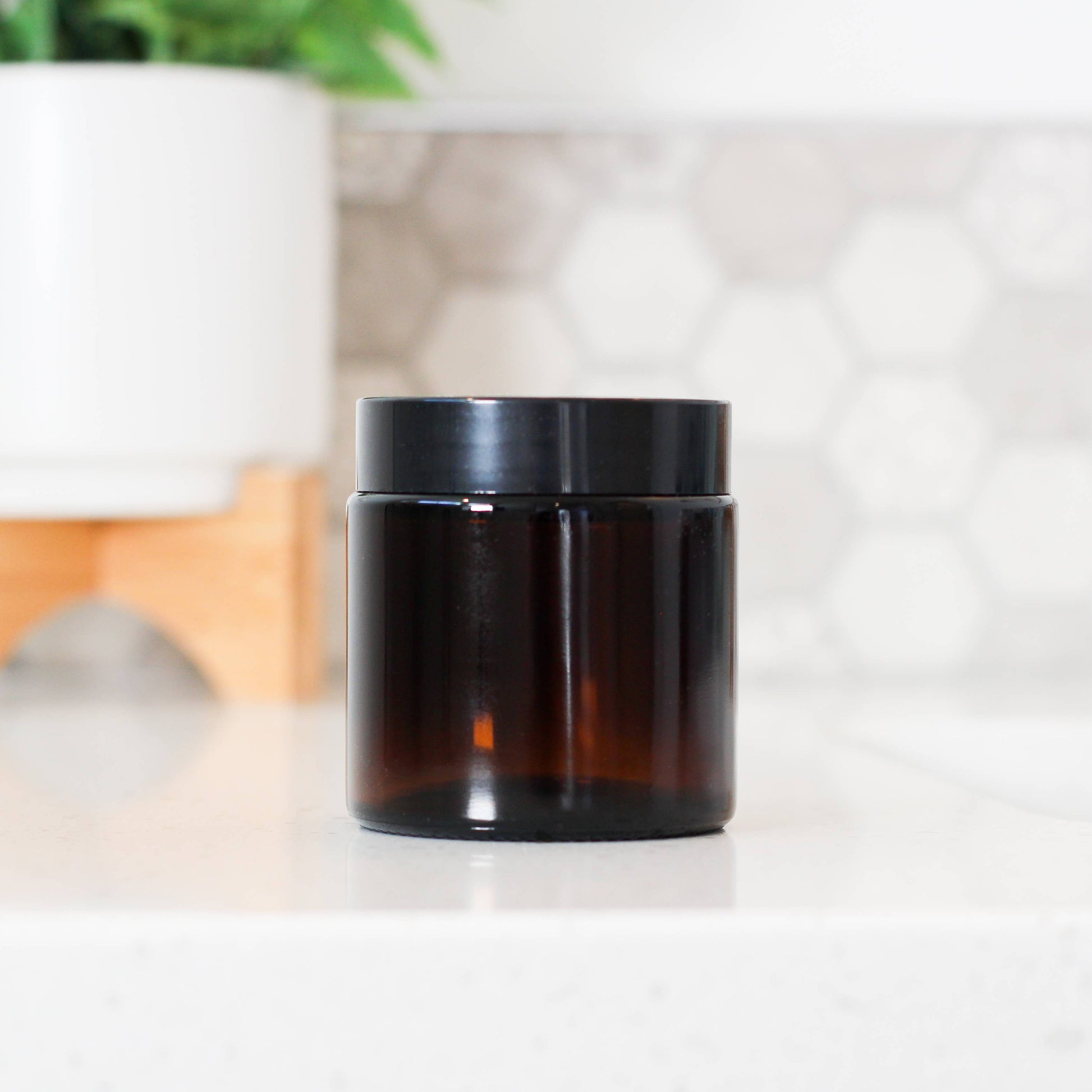 4oz Amber Glass Jar