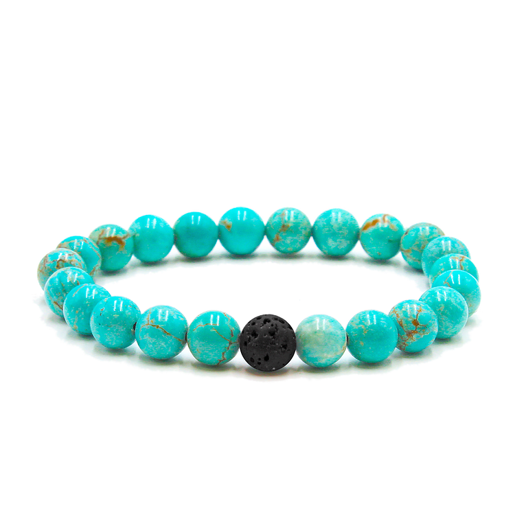Turquoise Essential Oil Lava Stone Diffuser Bracelet