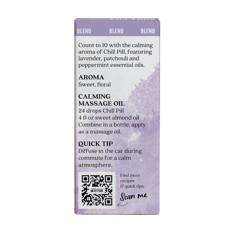 Aura Cacia Chill Pill Essential Oil Blend, 0.5 fl oz