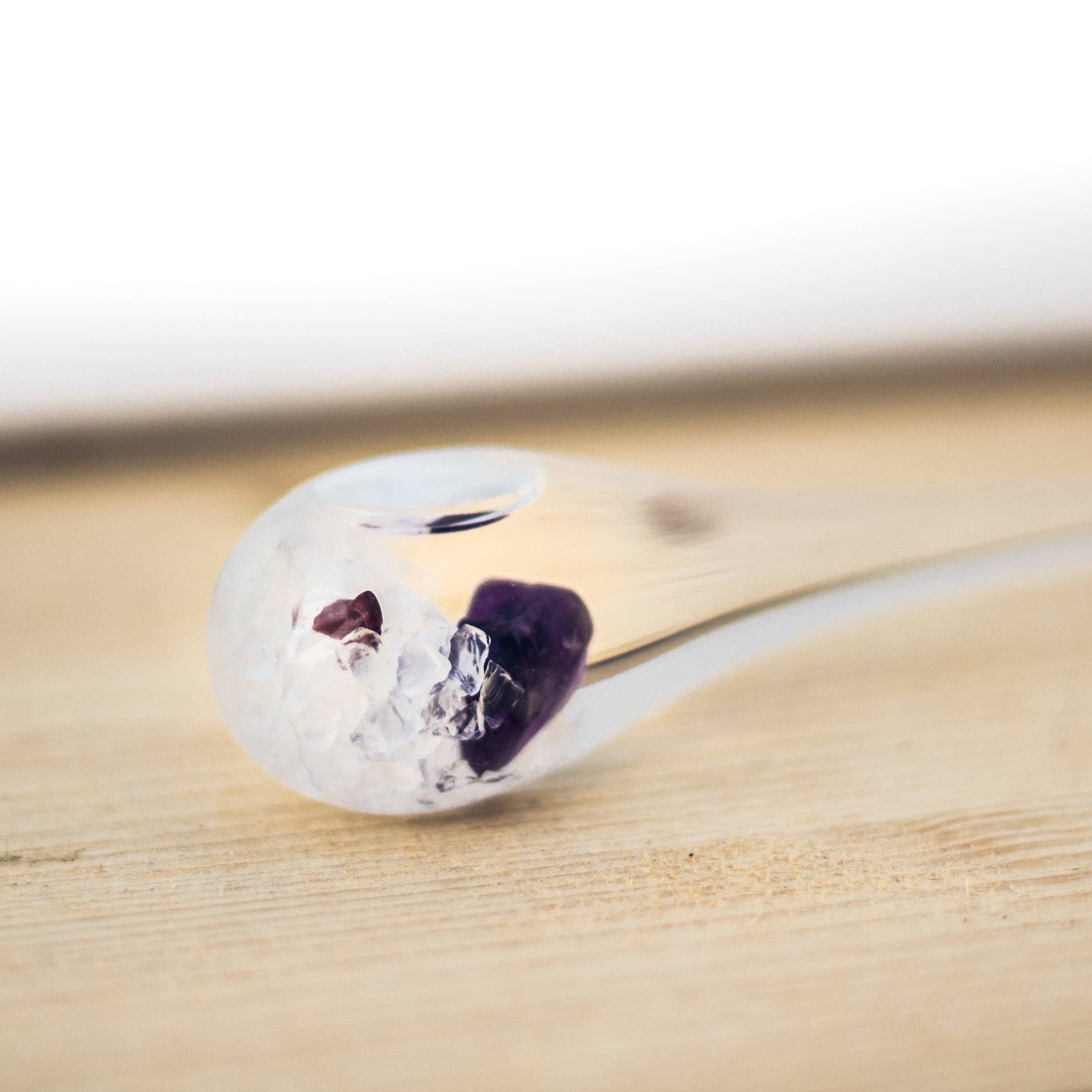 Individual Crystal Water Droplet | AMETHYST