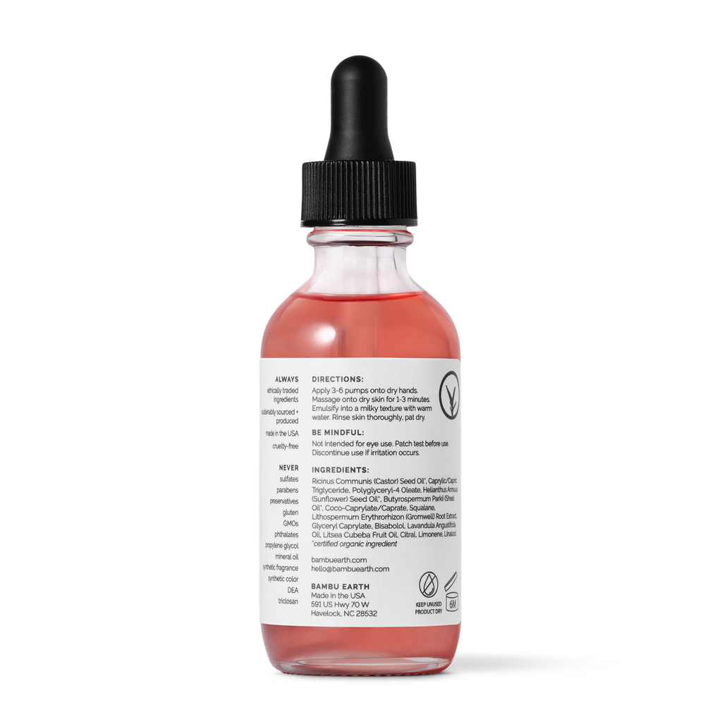 Castor + Squalane Cleansing Oil: Full Size