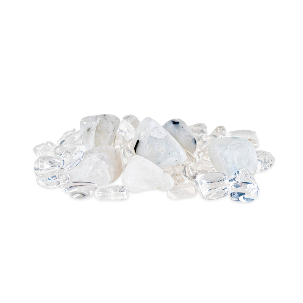 Crystal Water Vial: FOREVER YOUNG (aquamarine – aventurine – smoky quartz – clear quartz)