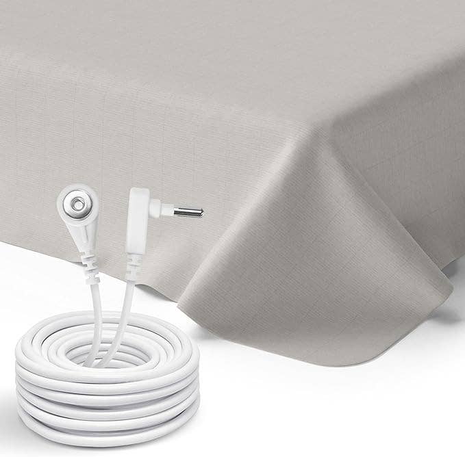 Flat Grounding Sheet: Beige / California King