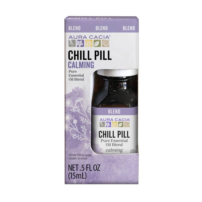 Aura Cacia Chill Pill Essential Oil Blend, 0.5 fl oz