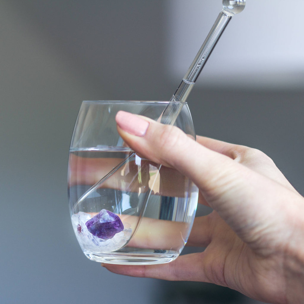 Individual Crystal Water Droplet | AMETHYST