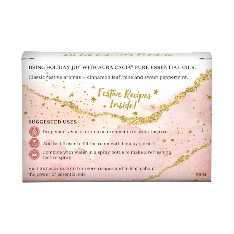 Aura Cacia Holiday Essential Oil Kit, 0.25 fl oz (3)