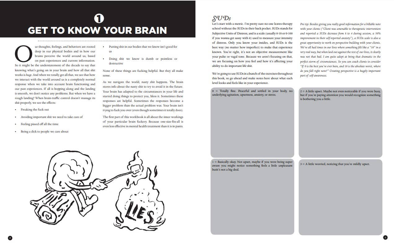 Unfuck Your Brain Workbook: 1st Edition ZINE