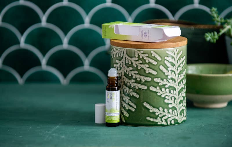 Aura Cacia Tea Tree Essential Oil Roll-On, 0.31 fl oz