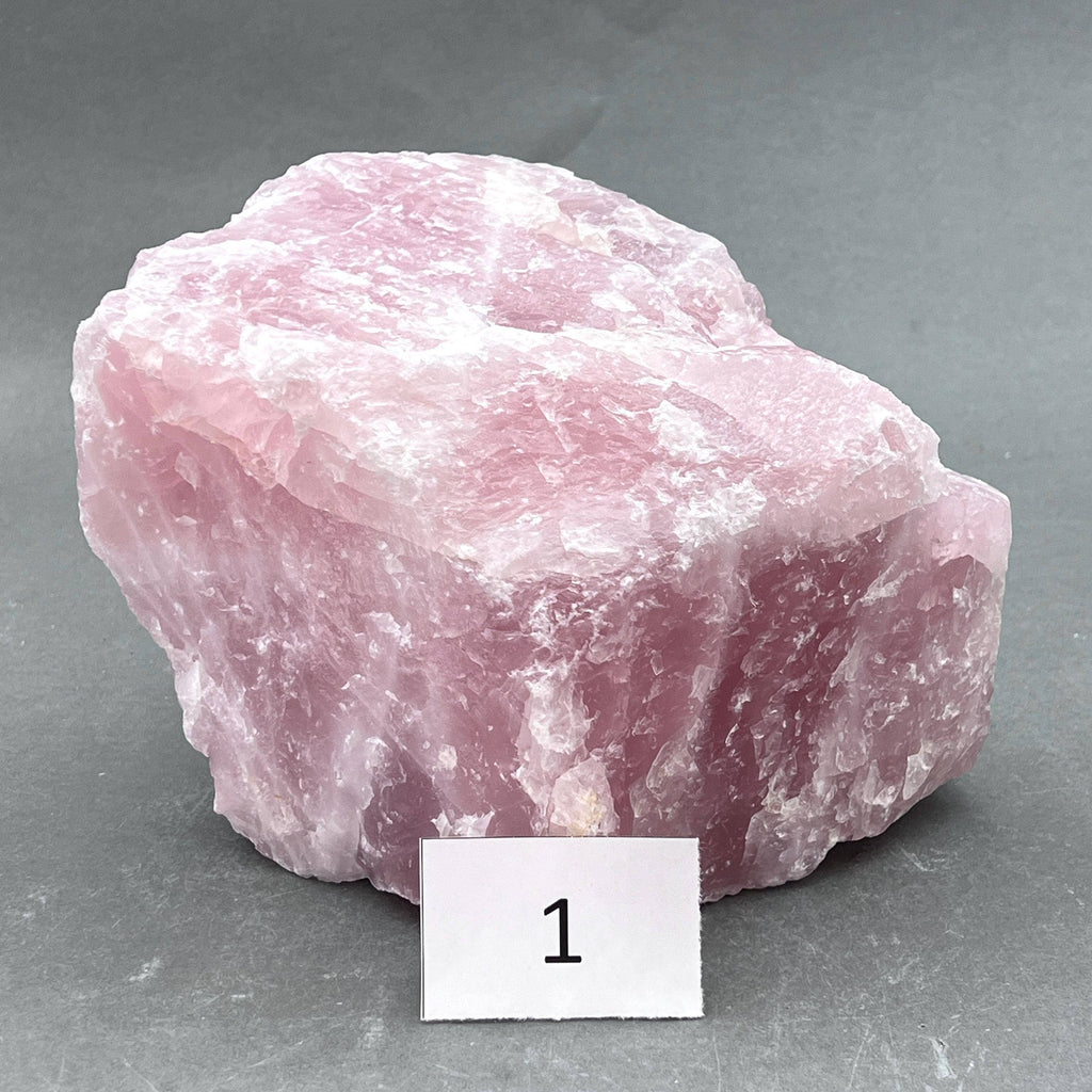 Rose Quartz Raw Large Unique Specimen
