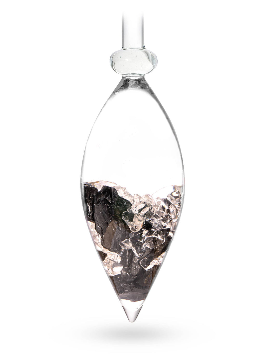 Gemstone Vial VISION w. Elite/Noble Shungite & Clear Quartz