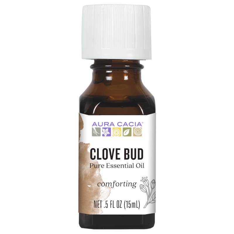 Aura Cacia Clove Bud Essential Oil, 0.5 fl oz