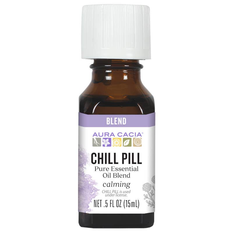 Aura Cacia Chill Pill Essential Oil Blend, 0.5 fl oz