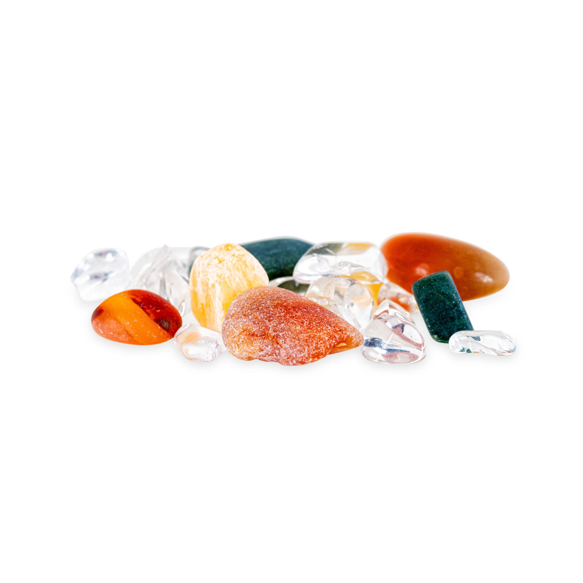 Crystal Water Vial: FOREVER YOUNG (aquamarine – aventurine – smoky quartz – clear quartz)