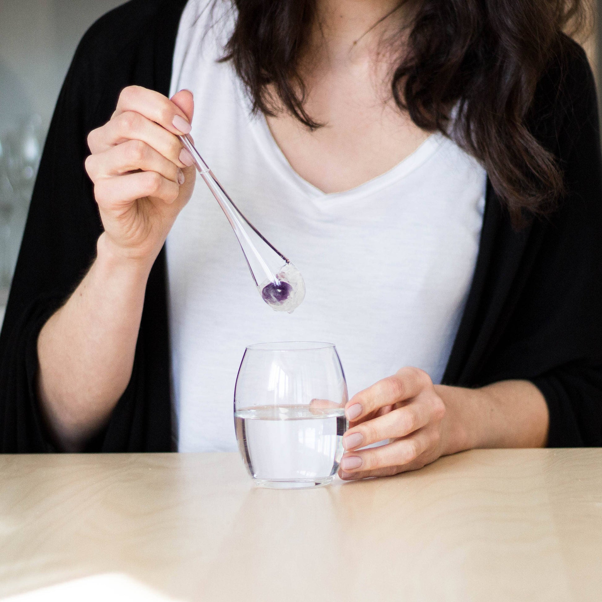 Individual Crystal Water Droplet | AMETHYST