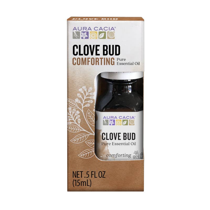 Aura Cacia Clove Bud Essential Oil, 0.5 fl oz