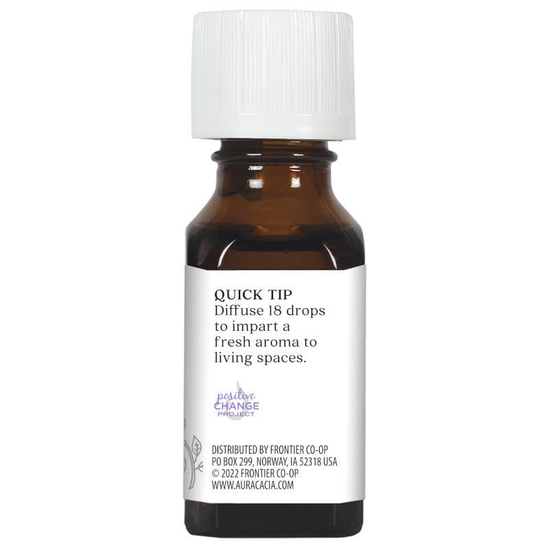 Aura Cacia Lemon Essential Oil, 0.5 fl oz