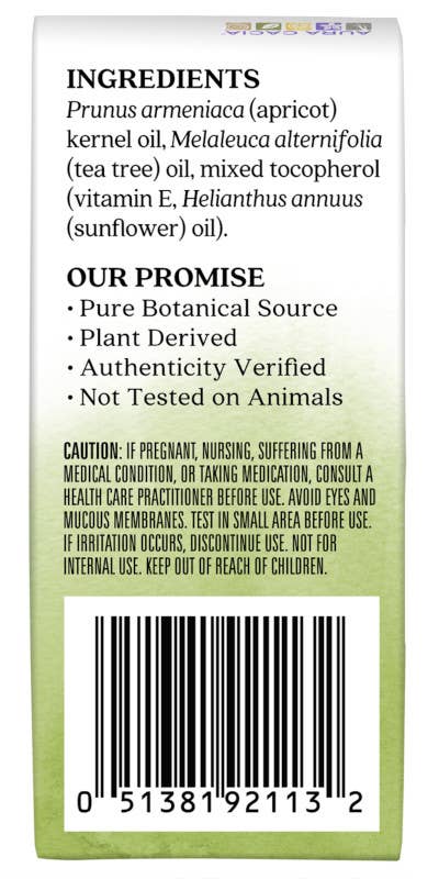 Aura Cacia Tea Tree Essential Oil Roll-On, 0.31 fl oz