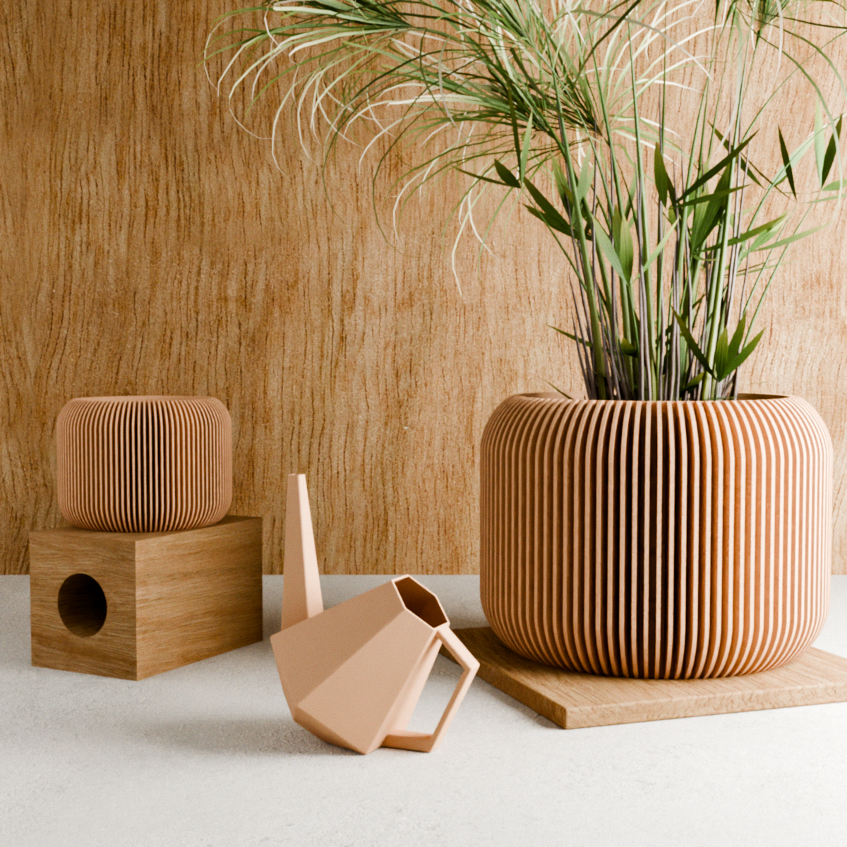 ORBIS Planter: Muted Green / 5 Inches