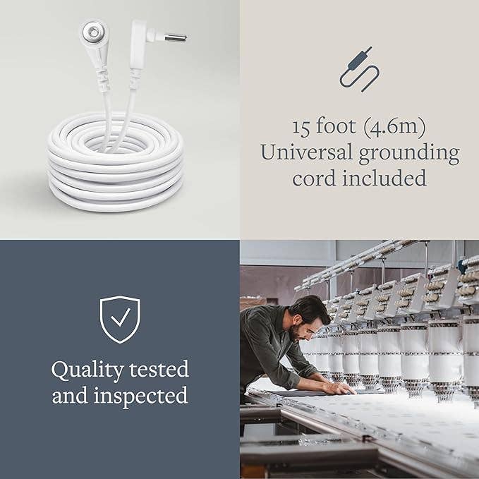 Flat Grounding Sheet: Beige / California King