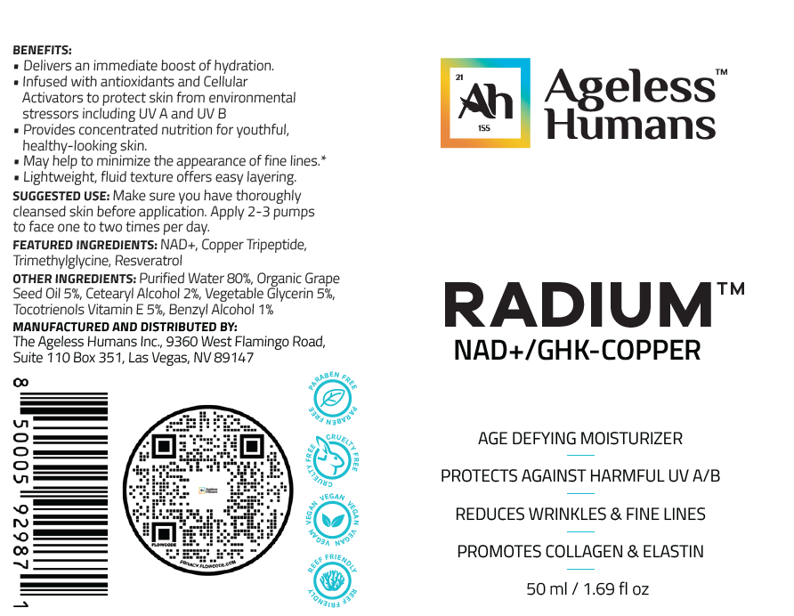NAD+ & GHK Anti-Aging Moisturizing Cream: Radium®
