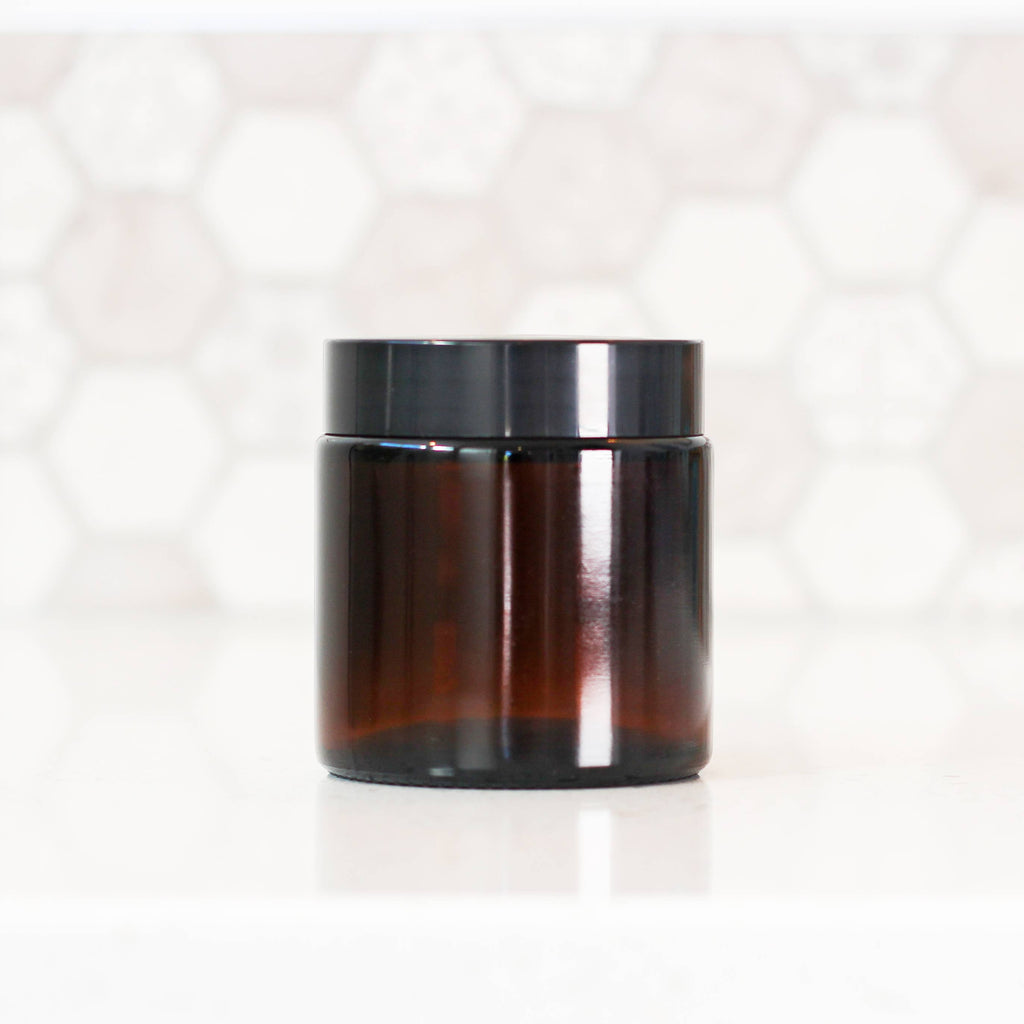 4oz Amber Glass Jar
