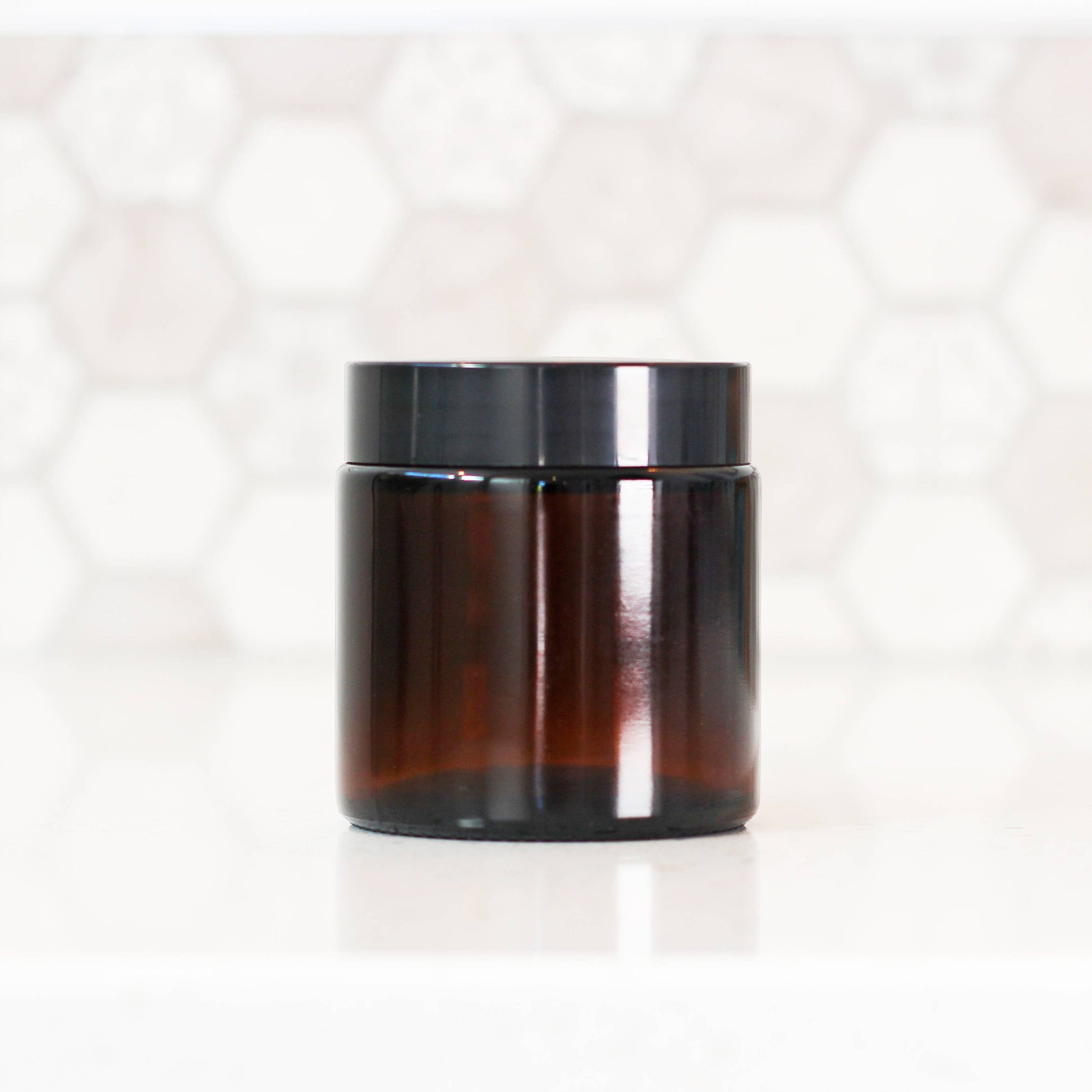 4oz Amber Glass Jar