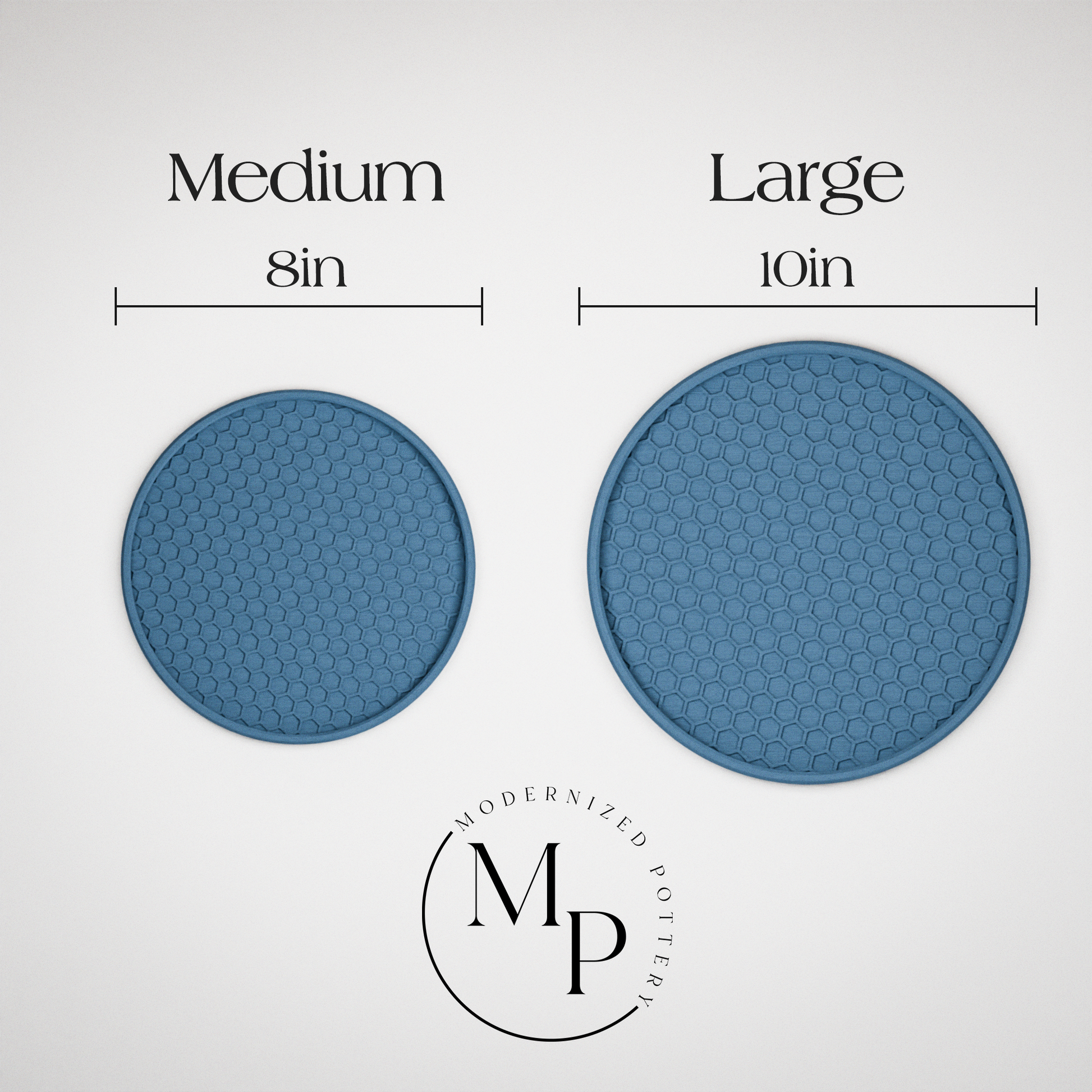 Hanging Plant Pot Tray | Honeycomb: Muted Green / 8 Inches