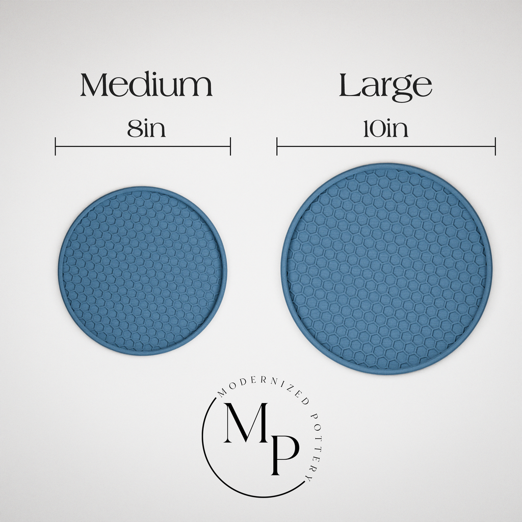 Hanging Plant Pot Tray | Honeycomb: Muted Green / 10 Inches
