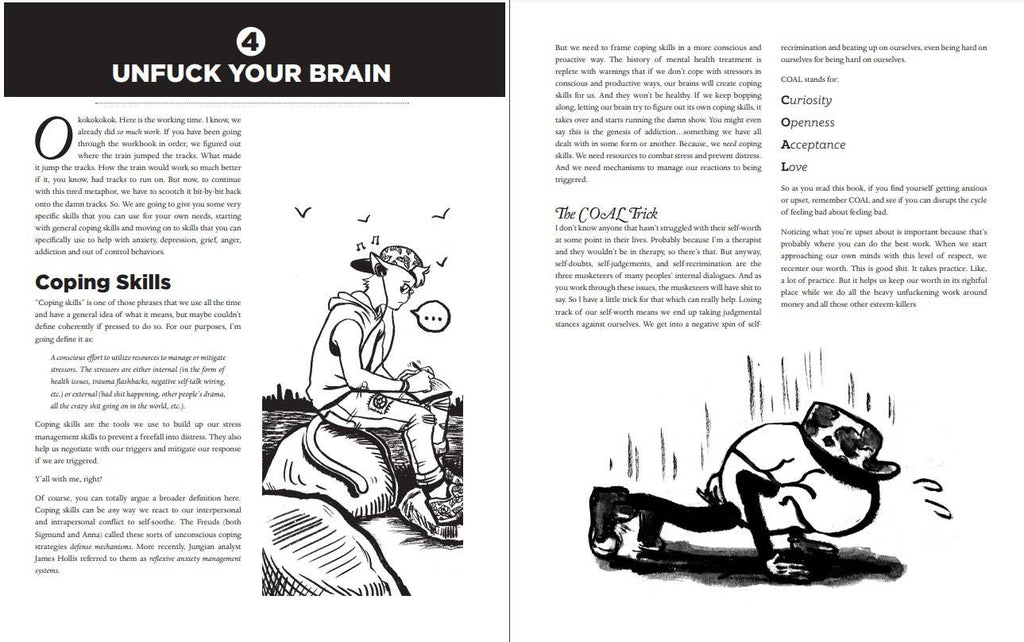 Unfuck Your Brain Workbook: 1st Edition ZINE