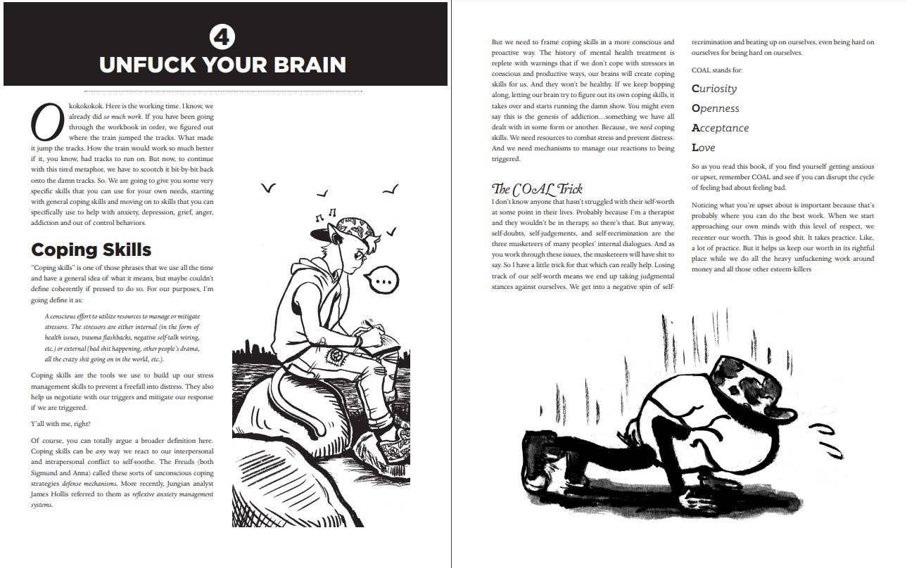 Unfuck Your Brain Workbook: 1st Edition ZINE