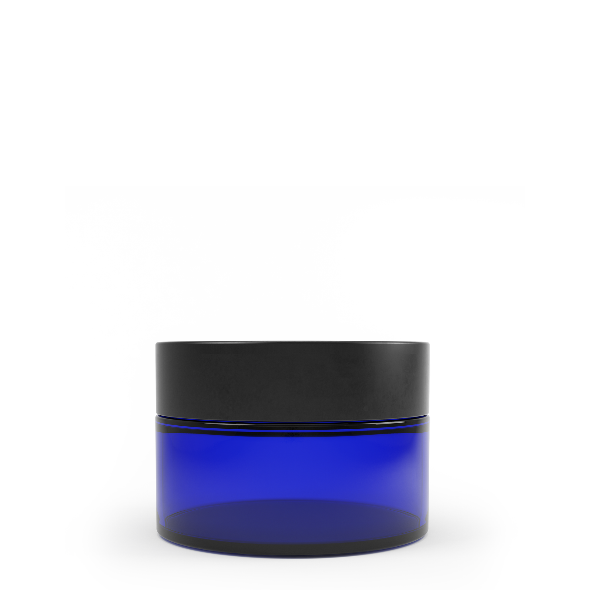 1oz Blue Glass Jar