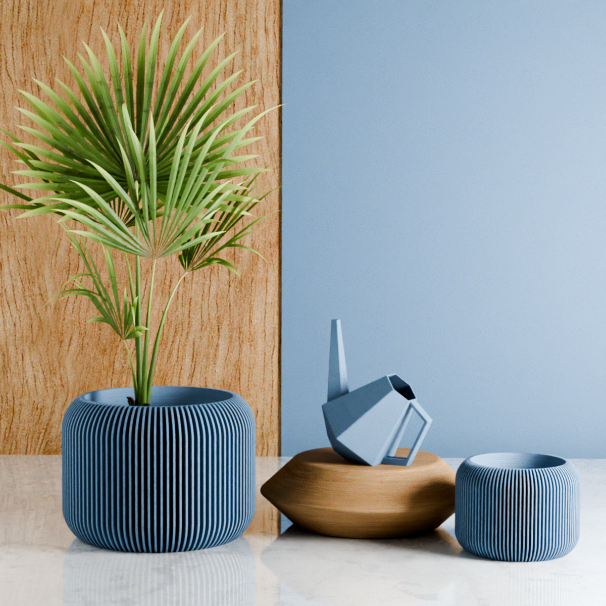 ORBIS Planter: Muted Green / 5 Inches