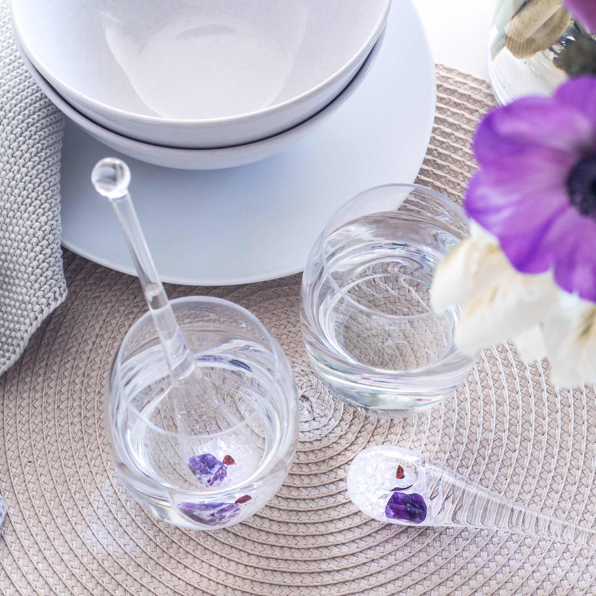 Individual Crystal Water Droplet | AMETHYST