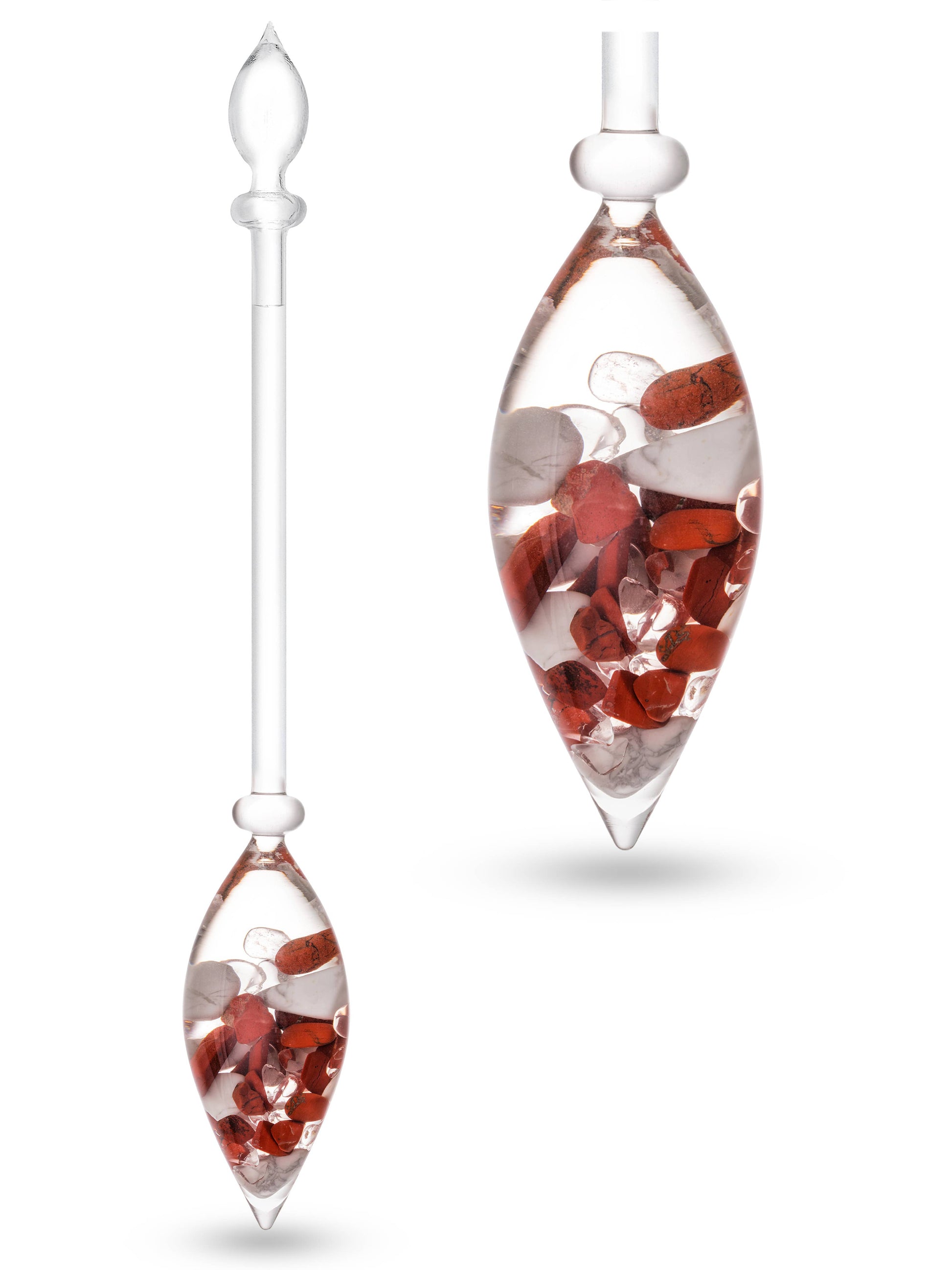 Crystal Water Vial: FOREVER YOUNG (aquamarine – aventurine – smoky quartz – clear quartz)