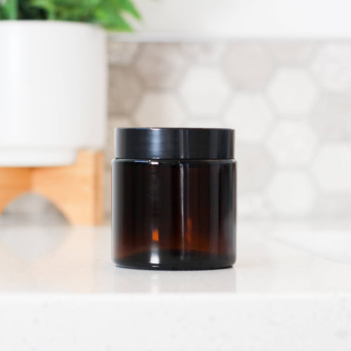 4oz Amber Glass Jar