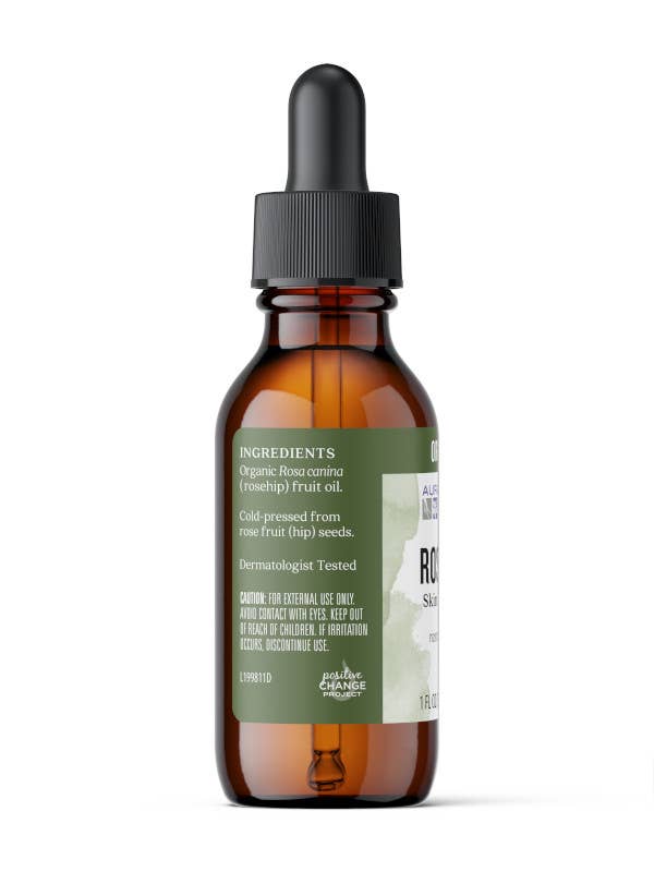 Aura Cacia Organic Rosehip Skin Care Oil, 1 fl oz