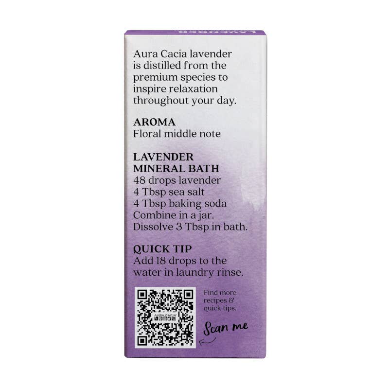 Aura Cacia Lavender Essential Oil, 0.5 fl oz