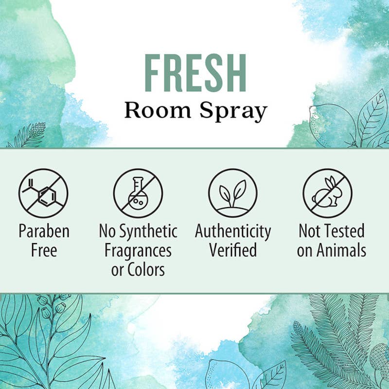 Fresh Room Spray With Citrus and Pine Essential Oils 8 Fl Oz
