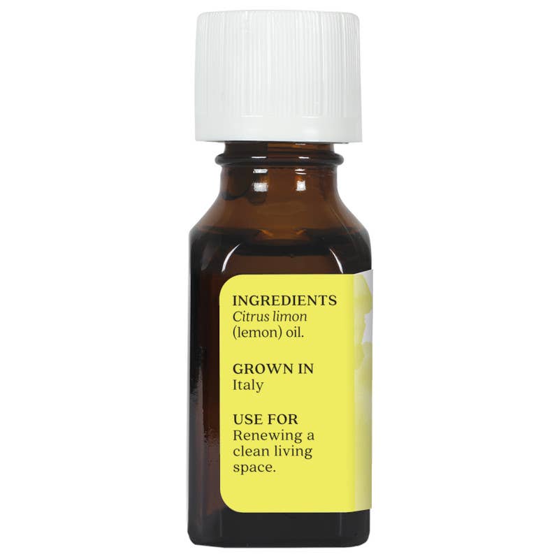 Aura Cacia Lemon Essential Oil, 0.5 fl oz
